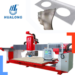 HKNC-500 Stein CNC-Brückensäge 5-Achsen-Fliesen und Marmor Arbeitsplatten 3D-Granit-CNC-Schneidemaschine billige CNC-Schleifmaschine zu verkaufen