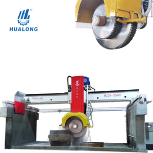 HUALONG Machinery Bridge Type Rock Cutting Sägen Granitblock-Schneidemaschine für geschnittenen Naturstein HLQY-2500