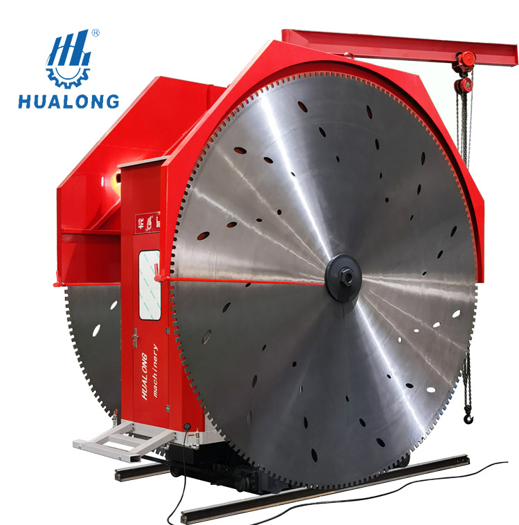 Hualong Stone Machinery Super High Efficiency Low Cost 2-Blatt-Granitblock-Steinbruchmaschine und energiesparende neue Naturblockmaschine 2QYK-4600