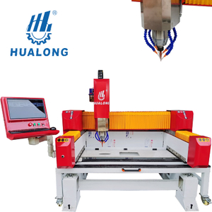 Hualong Stone Machinery High Efficiency Cnc-Granit-Marmorplatte-Arbeitsplatten-Senkloch-Ausschnitt-Router-Ausschnitt-Schneidemaschine HLNC-1308